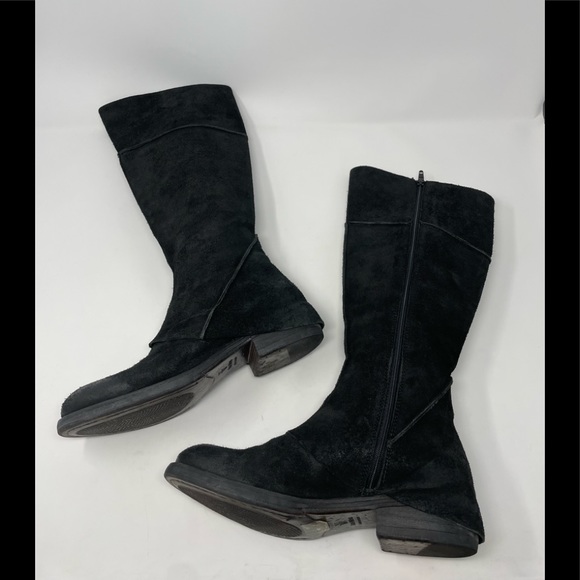 Vera Wang Oiled Suede Spat Tall Boots🖤 - Picture 7 of 14